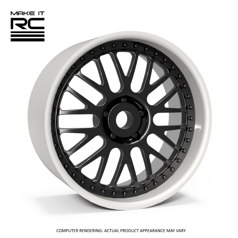 Make It RC GR10 1/24.5 Scale Wheel 19x10mm M2 Shaft 4x1mm Hex OS -1mm BS 4mm