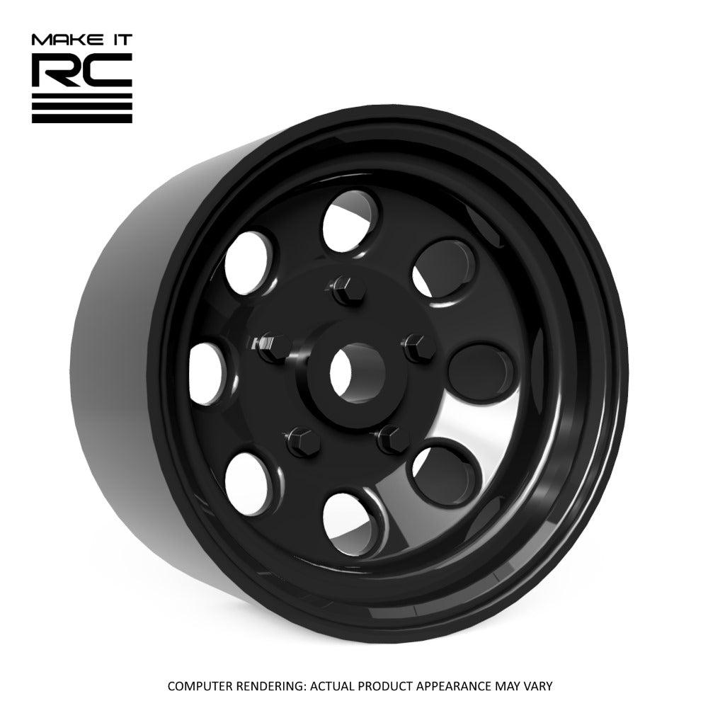 Make It RC Type 181 1/24.5 Scale Wheel 18x10mm M2 Shaft 4x1mm Hex OS -2mm BS 3mm