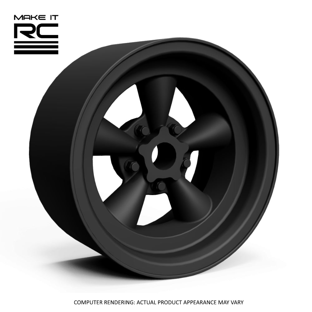 Make It RC Classic 5T 1/24.5 Scale Wheel 18x9mm M2 Shaft 4x1mm Hex OS -0.5mm BS 4mm