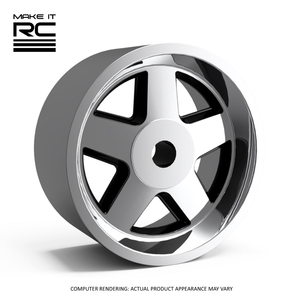 Make It RC STZ 1/24.5 Scale Wheel 18x9mm M2 Shaft 4x1mm Hex OS -1mm BS