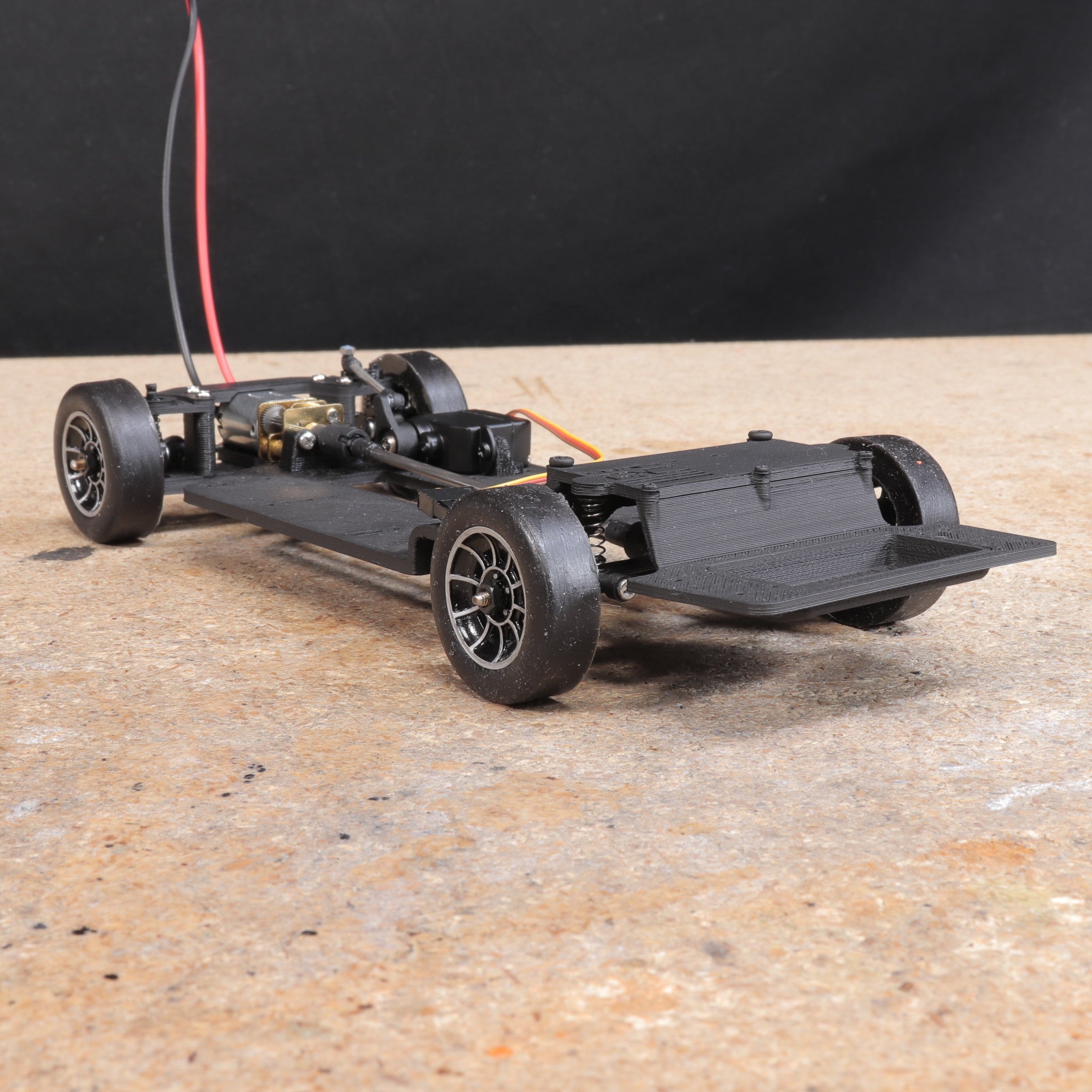 "The General" ARTR Make It RC FFR SC1 1/25 Chassis for 69 Charger